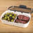 14 fl. oz. Plastic Food Storage Container - Set of Containers and 1 Lids