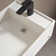 32 in. Wall-Mount Solid Surface Bathroom Sink with Built-in Towel Bar