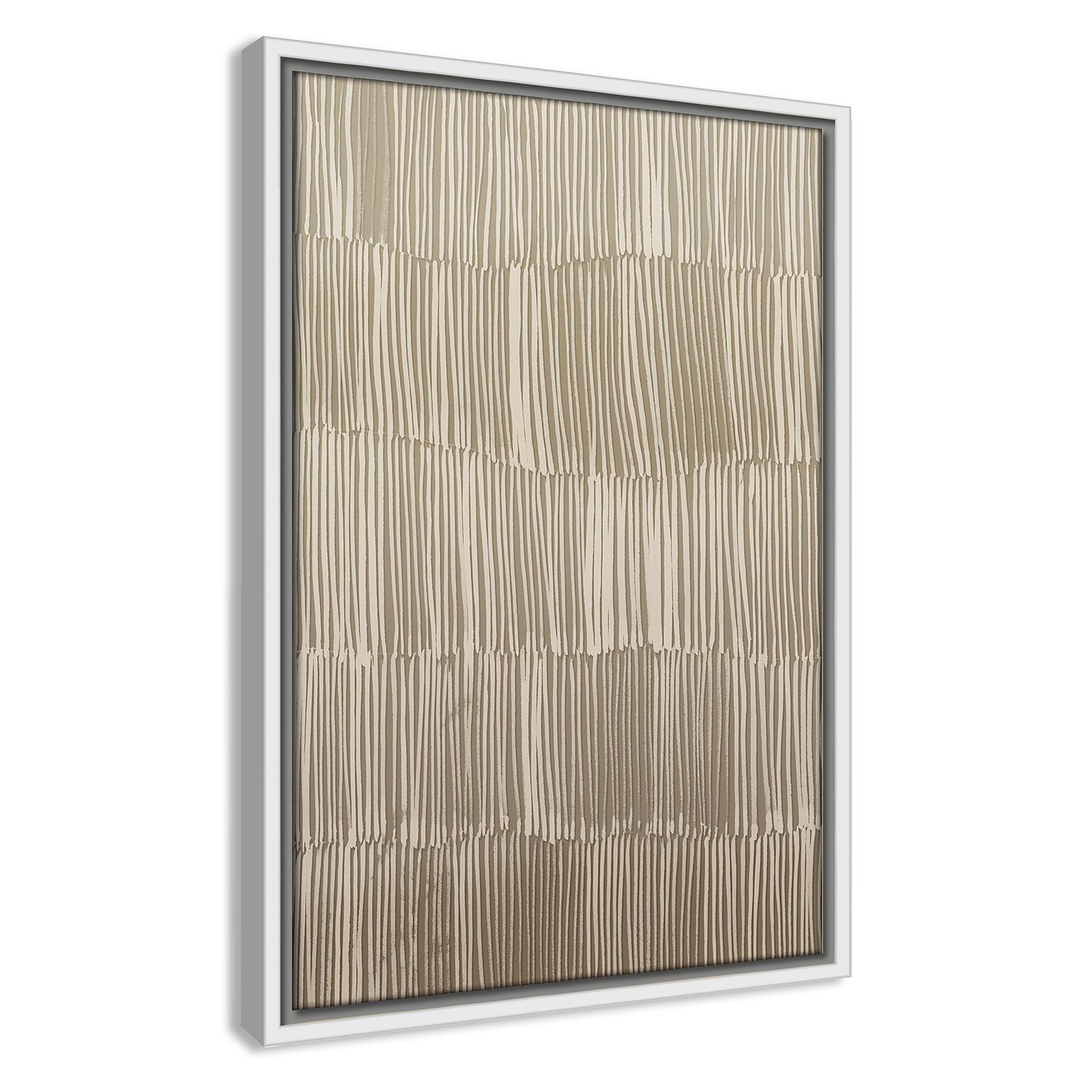 Linear Calm I Print by , 19.5" H x 13.5" W, White Floater