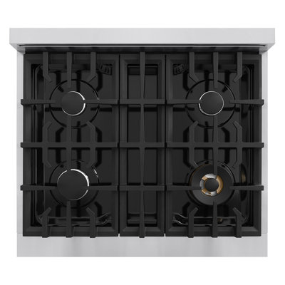 30" Natural Gas Cooktop with 4 Burners