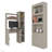 2 Piece Office Set, Dozza Bookcase + Aramis Desk-1161045964