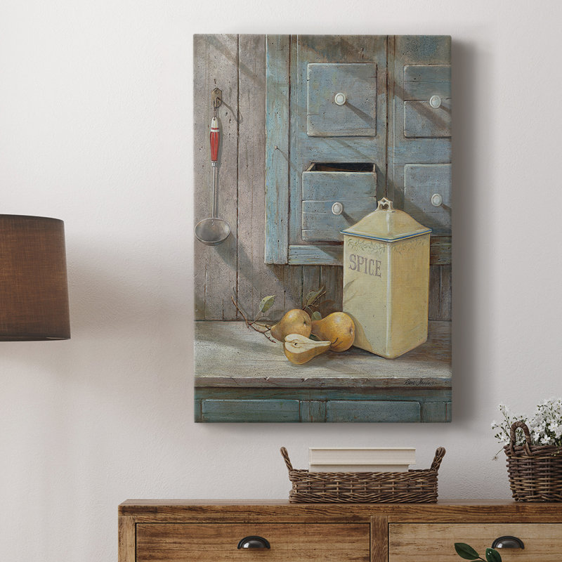 Poires aux épices - galerie Cavas sur mesure, H 18 po x l 12 po