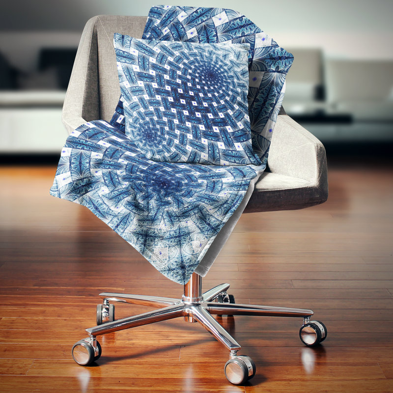 Coussin décoratif floral en forme de fleur 3d, 16 po x 1 po, Coussin décoratif