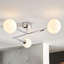 Terflinger Glass Semi Flush Mount-490570432
