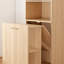 Bureau extensible avec tablettes de rangement et roues mobiles, pliable pour petits appartements et bureaux, Burlywood-424672838