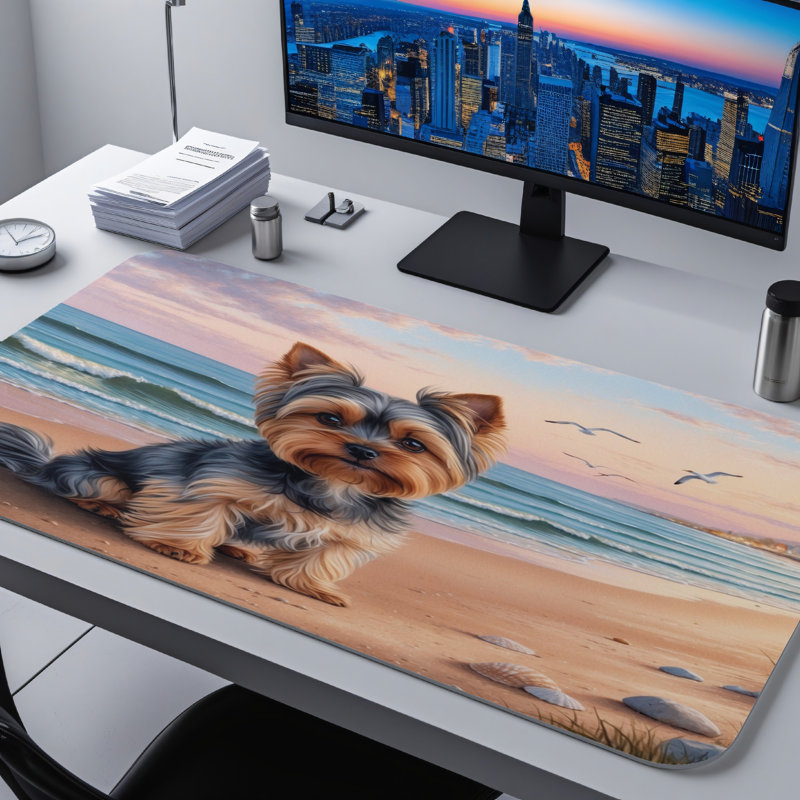Polyester Desk Pad, 14.4x12.1