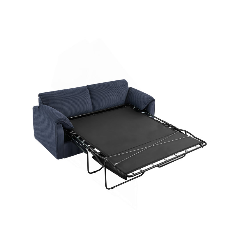 Canapé-lit inclinable de 79,13 pouces Comfy, Bleu