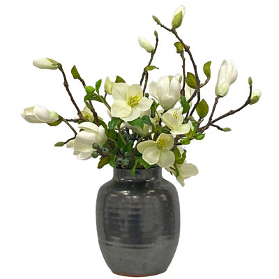 Faux Floral in Pot
