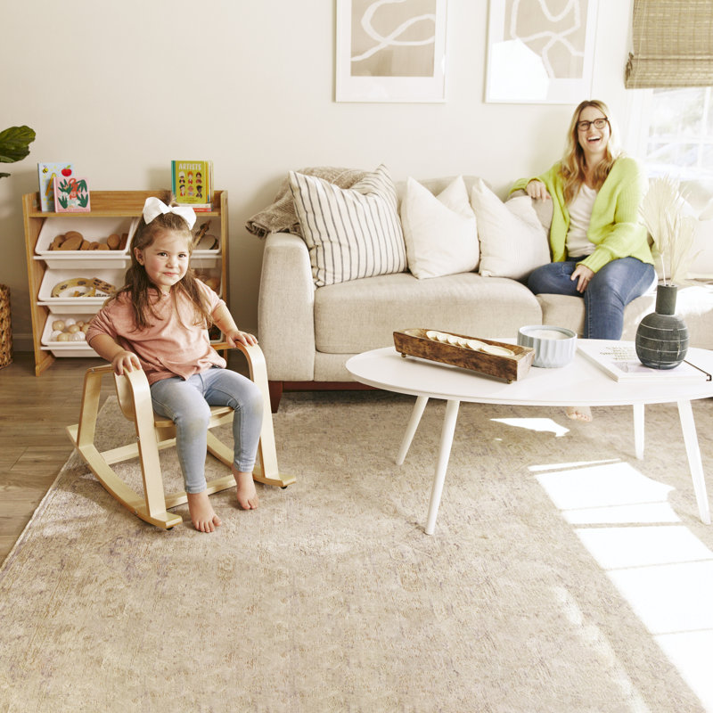 ECR4Kids Bentwood Rocking Chair with Cushion, Kids Furniture, Natural