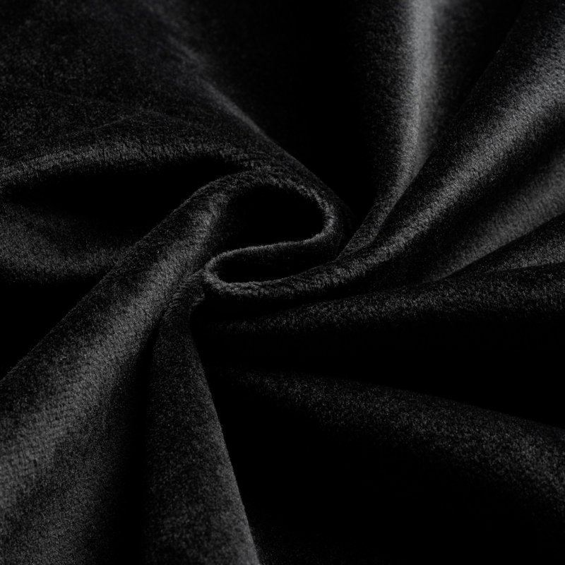  Canapé modulaire en velours côtelé Knopp, Velours noir