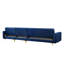 Childers 5 Seater Velvet Sofa Bed-412182802-412182800
