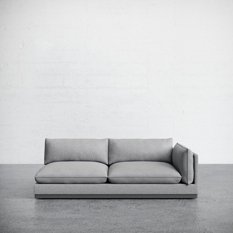 Camden Sofa, Gray Polyester