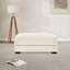Fauteuil surdimensionné en velours côtelé avec repose-pieds -1516888304