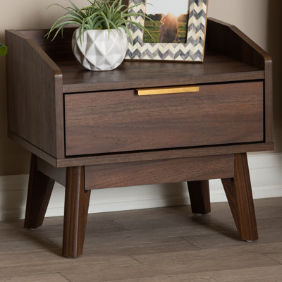 42.926cm W Manufactured Wood Bedside Table