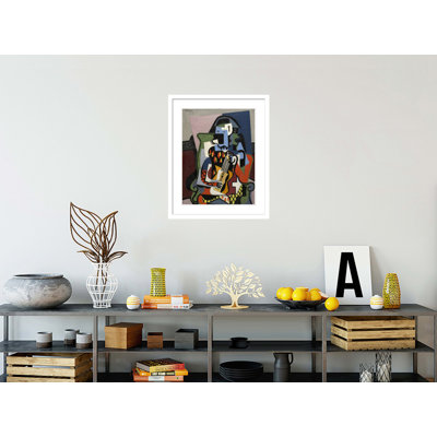 «Harlequin Musician» par Pablo Picasso, impression giclée sur cadre