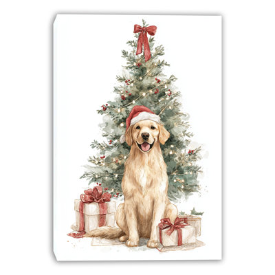 Art mural sur toile Golden Retriever