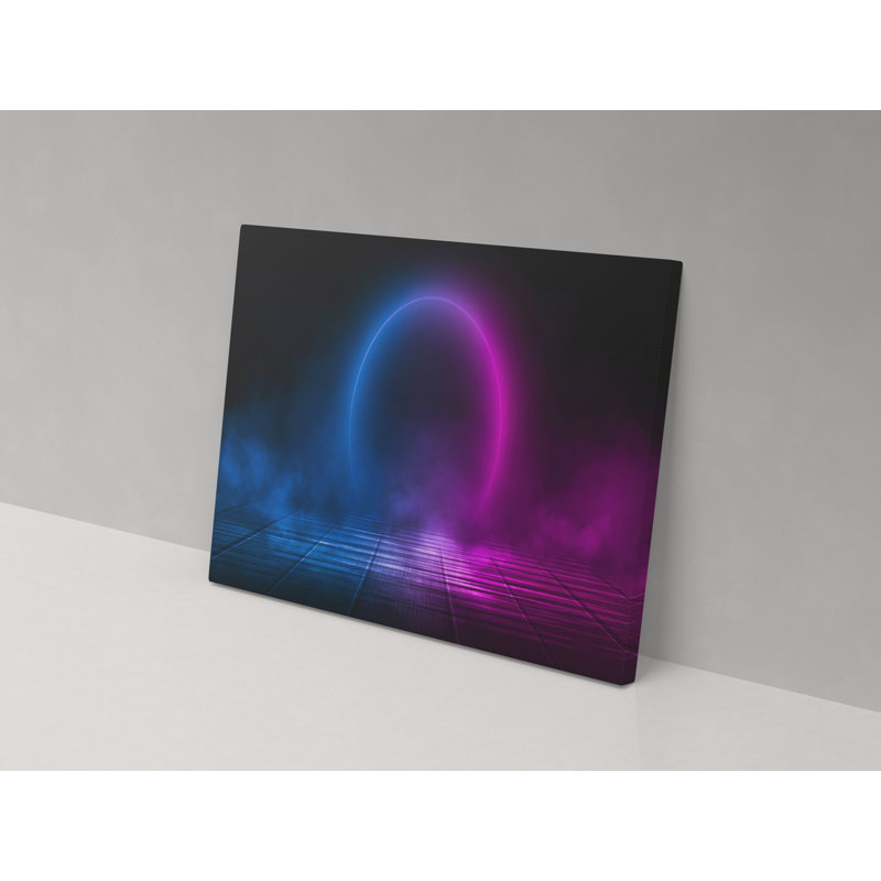 Circle Of Light - Wrapped Canvas Painting