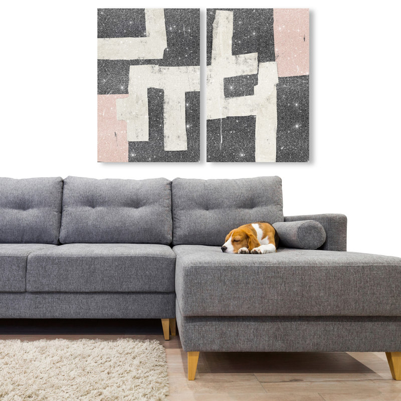 Placed Together Set Set by Oliver Gal, 16"H x 24"W, Gallery Wrapped