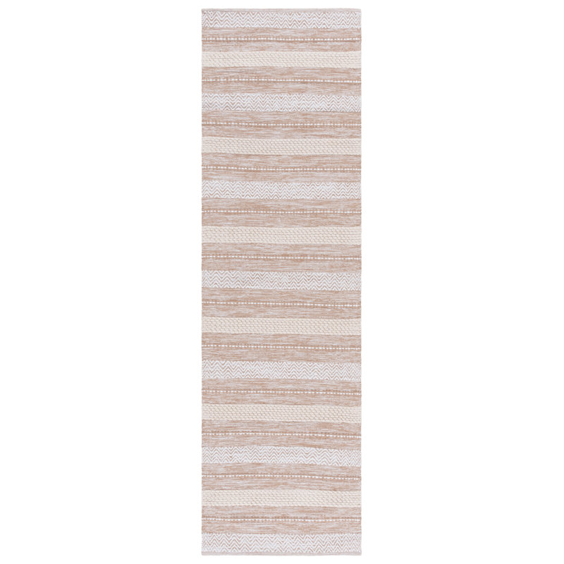 Tapis beige / ivoire Mataeo 976, Tapis de couloir 2 pi 3 po x 8 pi