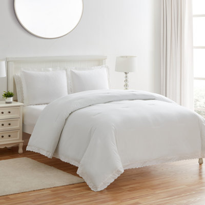 Modern & Contemporary Cotton Standard Solid Colour Comforter Set