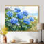 Hydrangeas In The Coastal Garden I - Hydrangea, reproduction sur toile encadrée-31849063-31849053-31849055