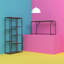 Andreis 179.8 cm H x 86.1 cm W Steel Etagere Bookcase