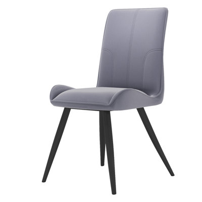 Aleska 46.5cm H Velvet Upholstered Side Chair