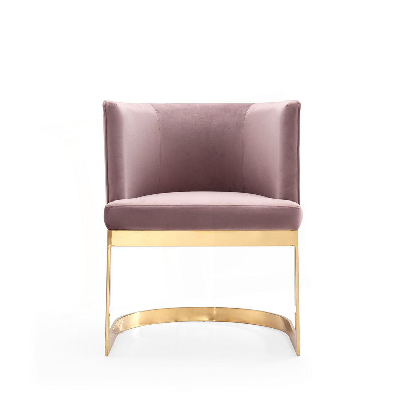 Chaise de salle à manger en rosé