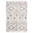 Triplett Fringe Shag Cream/Grey Area Rug-349872029