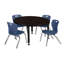 Ensemble de table de salle à manger et de chaises 12 po Kee-73411877-93832782-93832800