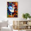 Ballerine, danseuse, impressions sur toile colorées pour le décor de chambre à coucher de salon-104074664-104074661