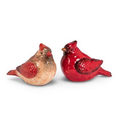 Mr. MJs Cardinal Salt and Pepper Shaker Set -  AB-27-SHAKER/CARD