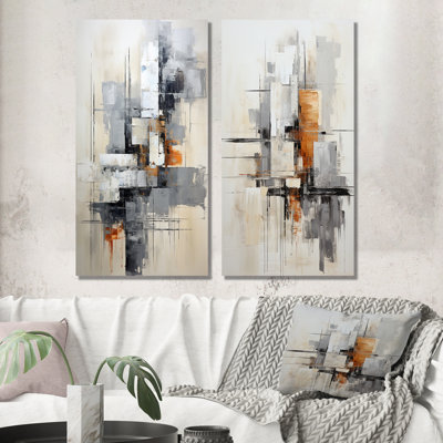 2 pièces sur toile - Montage minimaliste