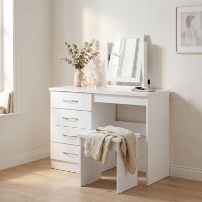 Cascio Dressing Table Set with Mirror