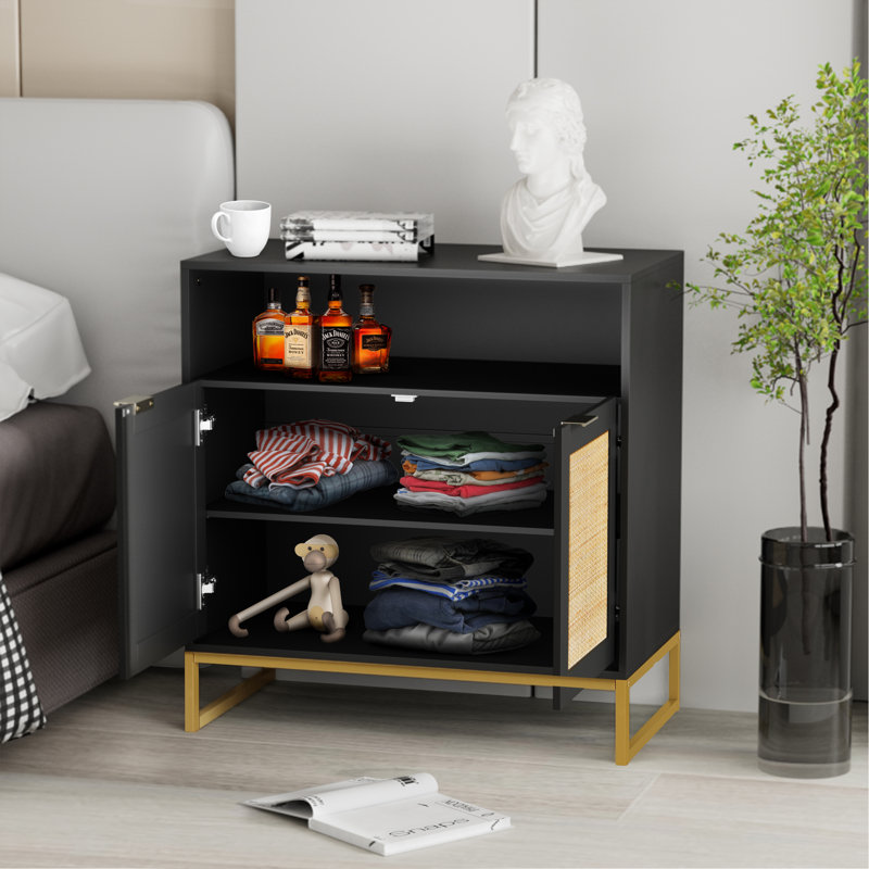 Armoire d'appoint de 31,5 po de largeur avec tablette ouverte