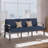 Mcknight 76'' Outdoor Aluminum Patio Sofa with Angled Backrest, Curved Armrests & Reinforced Support Legs-1884906733
