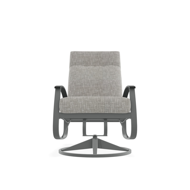 Belle Isle Cushion Deep Seating Supreme Height Swivel Rocker, Hither Pewter, Graphite
