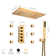 AquaRhapsody Luxury Complete Shower System with Bluetooth Music and LED