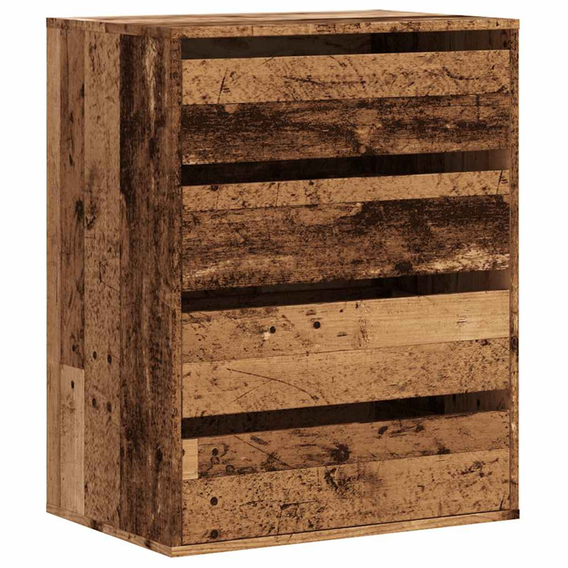 Staika Rectangle Accent Chest, 76cm H x 60cm W x 41cm D, Old Wood