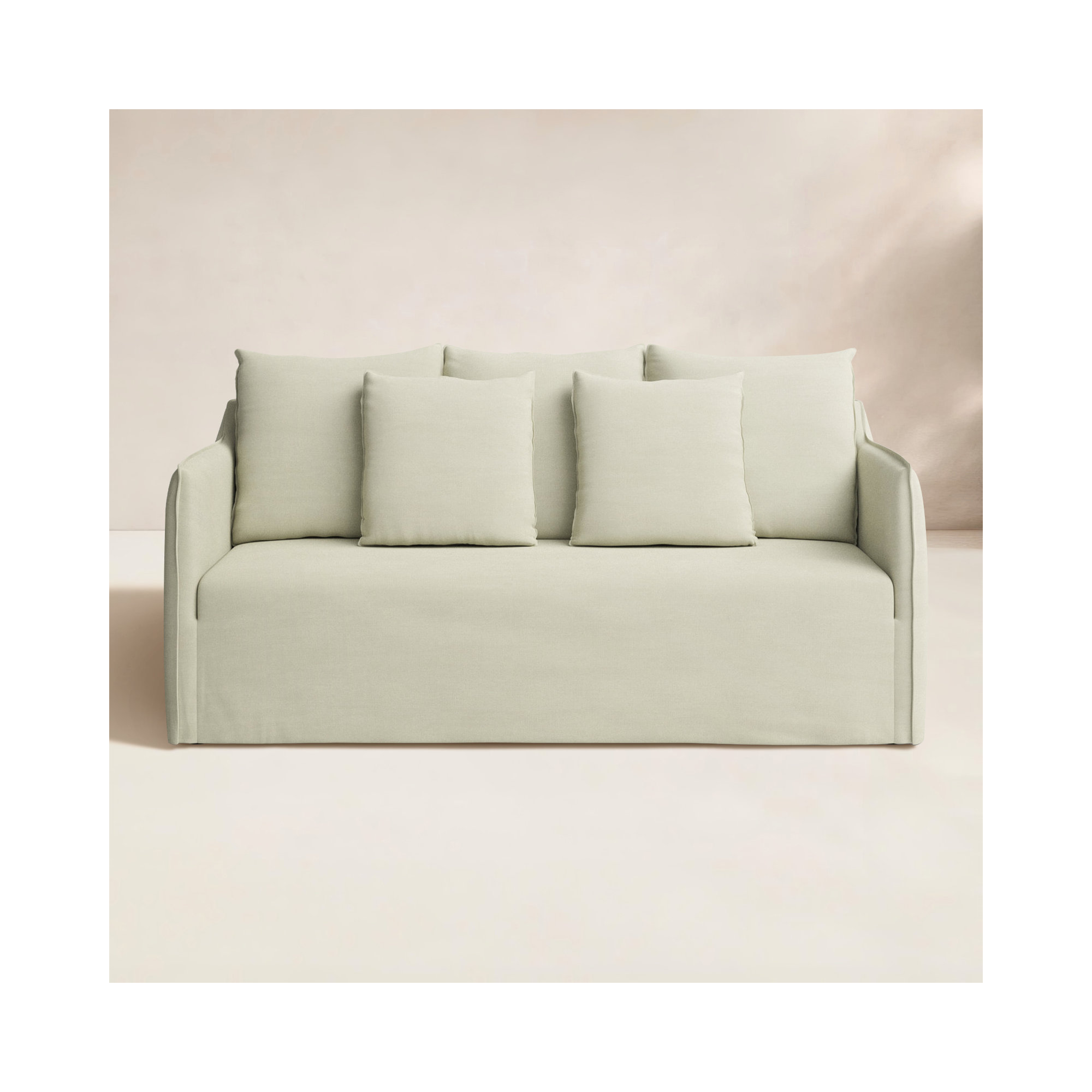 Daphne Upholstery Patio Sofa, Sandle