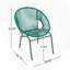 Chaise d'extérieur en osier-1976803924