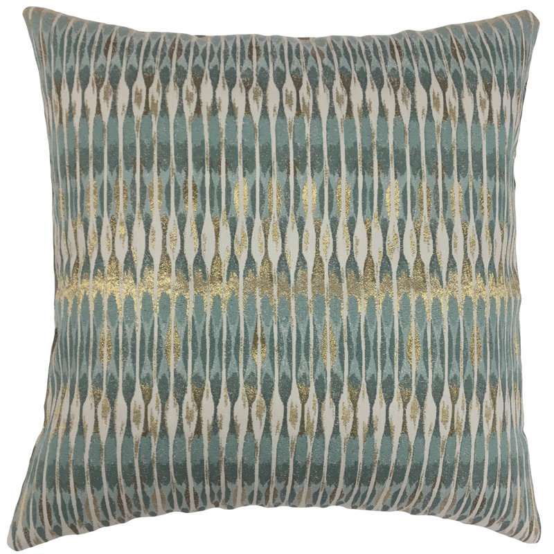 Housse de coussin d'extérieur carré et insert, 18 po x 18 po, Turquoise