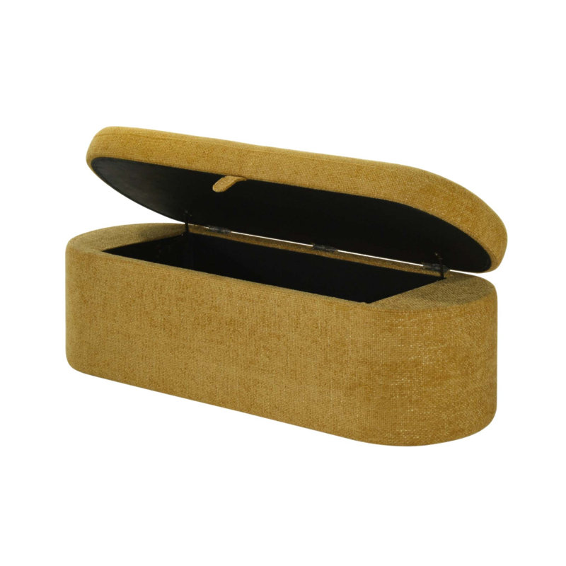 Banc de rangement élégant et fonctionnel avec compartiment caché spacieux, siège rembourré et structure en bois robuste pour les chambres et les vestibules