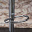 Élégant tabouret de bar rembourré en velours avec pivot et hauteur réglable, parfait pour n'importe quel bar ou comptoir de cuisine
