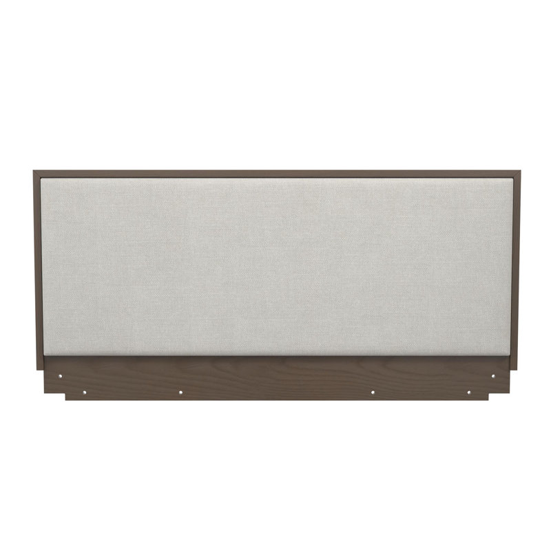 Tête de lit tapissier en bois Modern, Brun