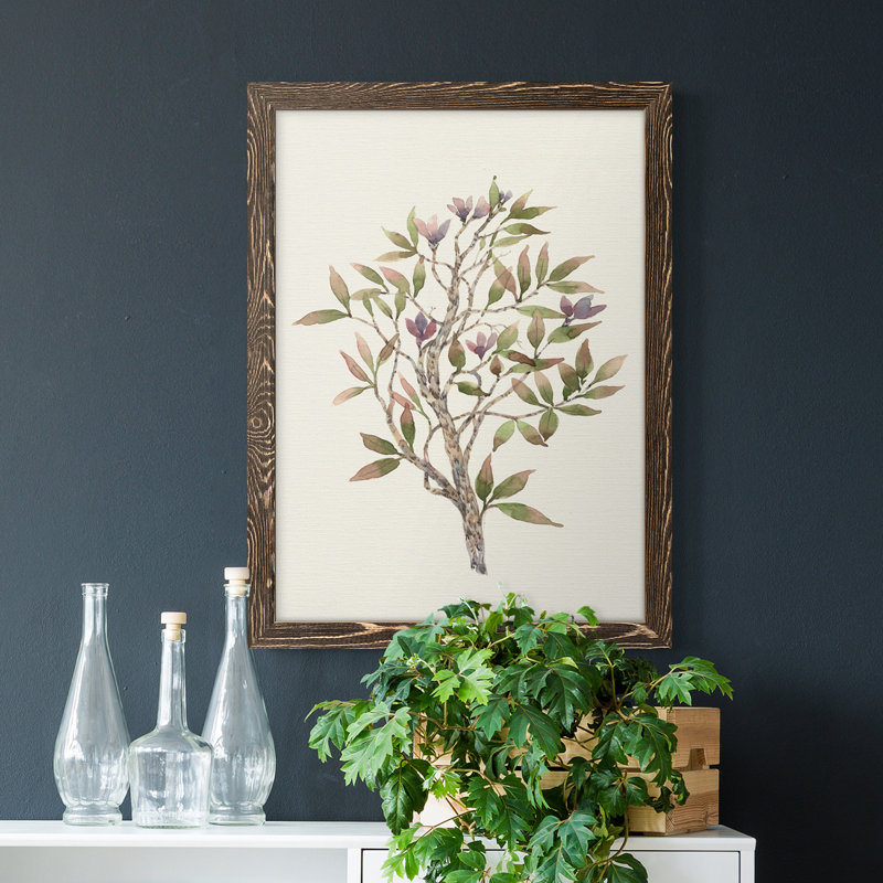 " Twig Study II ", Walnut Framed, 23" H x 32" W x 1" D