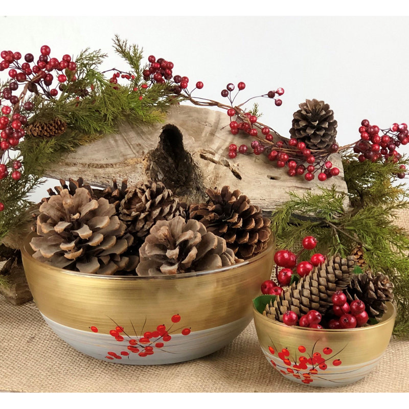 Berries/Vines 6" Bowl, 6" H x 6" W