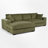 111.48" Wide L-Shape Upholstered Sectional-868888682