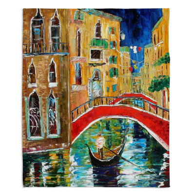 Couverture sherpa doux venice