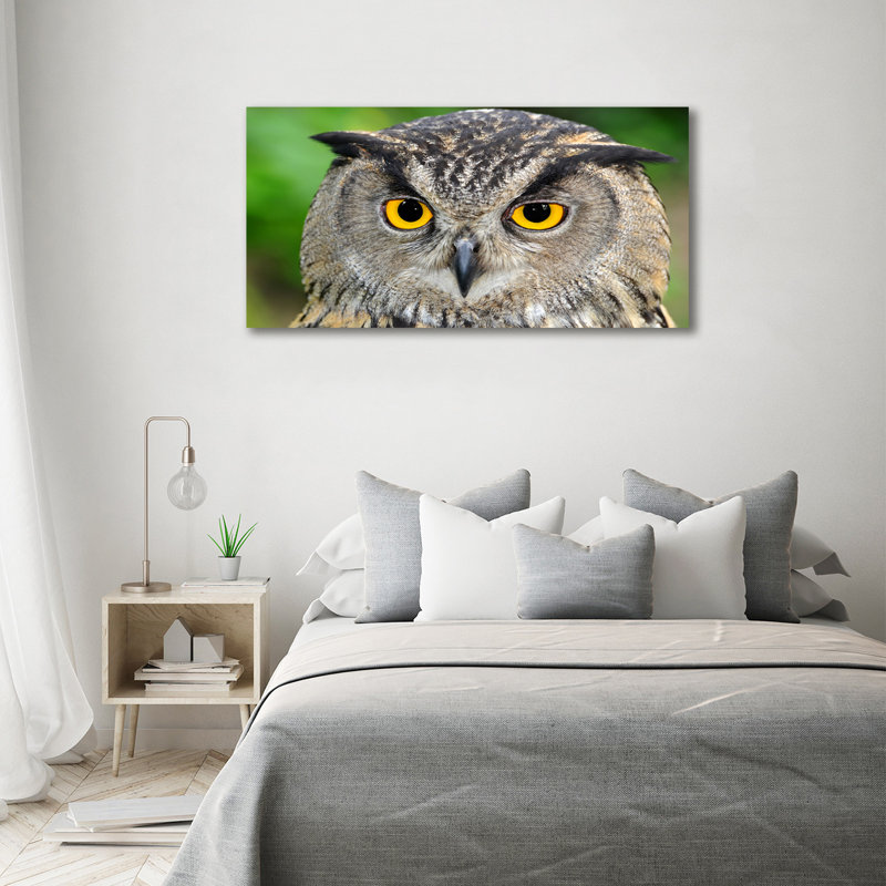 Owl - No Frame Print, Canvas, 70cm H x 140cm W